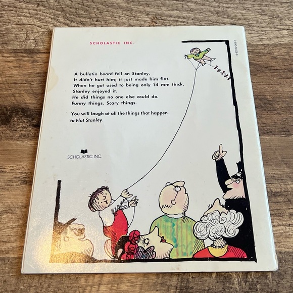 Flat Stanley by Jeff Brown Paperback Children's Book - Picture 3 of 3
